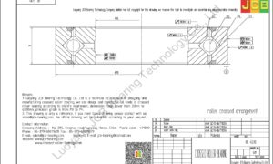 RE 4510 THK CROSSED ROLLER BEARING