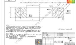 RE 50025 THK CROSSED ROLLER BEARING
