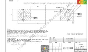RE 50040 THK CROSSED ROLLER BEARING