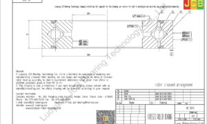 RE 5013 THK CROSSED ROLLER BEARING
