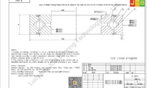 RE 60040 THK CROSSED ROLLER BEARING