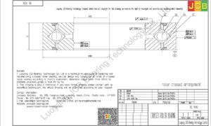 RE 7013 THK CROSSED ROLLER BEARING