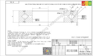 RE 9016 THK CROSSED ROLLER BEARING