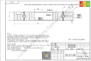 RU 42 THK CROSSED ROLLER BEARING