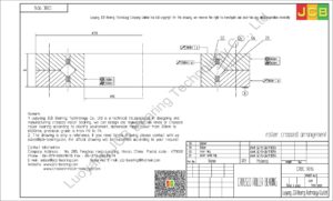 CRBC 9016 IKO CROSSED ROLLER BEARING